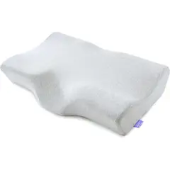 undefined - Almohada Cervical Ortopédica de Espuma Viscoelástica Firme y Ergonómica