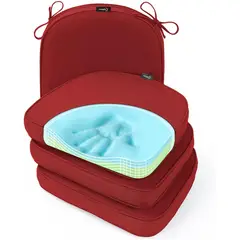 undefined - Cojines de Espuma SUNROX FadeShield Viscoelástica para Silla Resistentes al Agua Pack de 4