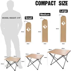 VILLEY - XB MESA DE CAMPING PLEGABLE ULTRALIGERA