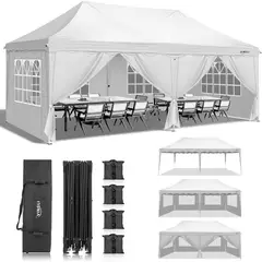 VINGLI - XB TOLDO PLEGABLE 10X20 CON LATERALES Y