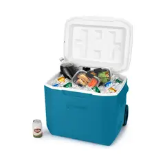 COLEMAN - Nevera Portátil Con Ruedas Capacidad 57 Litros Ideal Para Camping Y Viajes