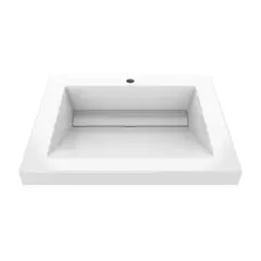FIRPLAK - Lavamanos Genova Blanco Brillante 63X48Cm