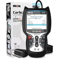 INNOVA - Escáner 5210 con Prueba de Batería Diagnóstico ABS y Restablecimiento de Aceite