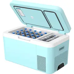 MEGIU - Refrigerador Portátil Para Auto con Compresor y Control Preciso de Temperatura