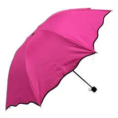 SERATA - Sombrilla Manual Pequeña Compacta Fucsia