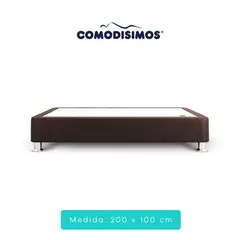 COMODISIMOS - Base Cama Essensial Café King 200x100 Dividida