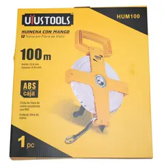 UYUSTOOLS - Decámetro Fibra de Vidrio 100 Metros