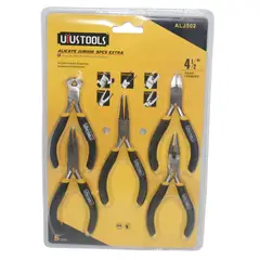 UYUSTOOLS - Juego de Alicates Profesional Junior 5 Piezas