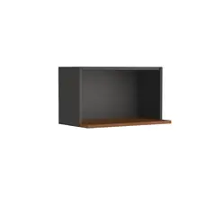 BERTOLINI - Gabinete Superior para Microondas En Acero y Base Mdp 60cm Cocina Estilo Gris