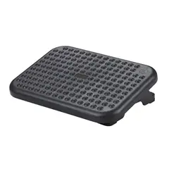 ERGONOMUS - Descansapies Ergonómico Ajustable 2 Alturas Negro