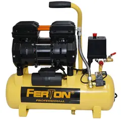 FERTON - Compresor 9 Litros Libre de Aceite