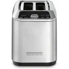 CUISINART - Tostadora Digital Motorizada CPT-520 de 2 Rebanadas con Pantalla y MemorySet