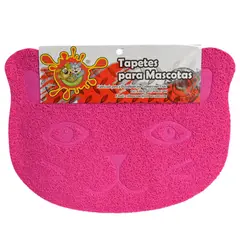 COLMASCOTAS - Tapete sintetico para mascotas estilo kitty rosada
