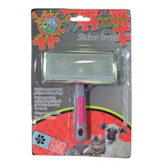 COLMASCOTAS - Cepillo para perro sliker rosado grande