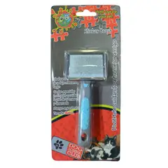COLMASCOTAS - Cepillo para perro sliker azul pequeño