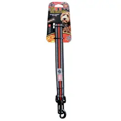 COLMASCOTAS - Correa para carro cinturon de seguridad rojo 50-75cm