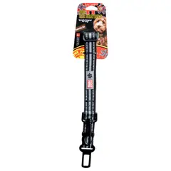 COLMASCOTAS - Correa para carro cinturon de seguridad gris 50-75cm