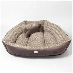 GUAMBA - Combo Cama Mascota Grande 75x90cm Cherry Tree