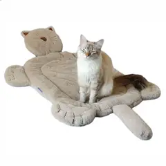 PETIZOOS - Colchoneta protectora multiusos para gato taupe