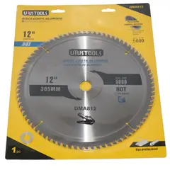 UYUSTOOLS - Disco Corte Aluminio 12 Pulgadas x 80 Dientes