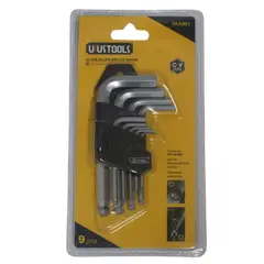 UYUSTOOLS - Juego de Llaves Allen 9 Piezas Corto