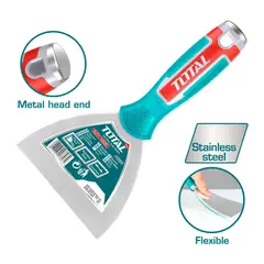 TOTAL TOOLS - Espátula Hoja Acero 4" (100Mm)