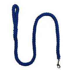 PET CENTER - Trailla para perro trensada talla l 120x2cm azul-negro