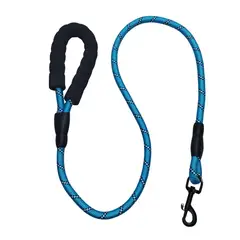 PET CENTER - Lazo para perro reflectivo talla l 120x1.5cm azul