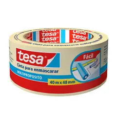 TESA - Cinta de Enmascarar Multipropósito 40m x 48mm donut