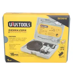 UYUSTOOLS - Juego de Sierras Copa 16 Piezas
