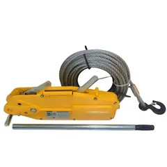 UYUSTOOLS - Tirfor Malacate 3.2 Toneladas Largo de la Cuerda 20 Metros