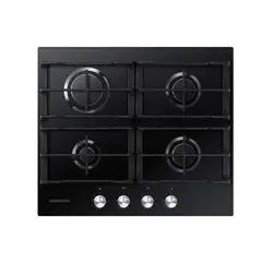 SAMSUNG - Estufa de Empotrar 60 cm 4 puestos Gas Natural NA64C3010AK/CO con Válvula de seguridad y Adaptador para Wok