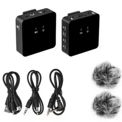 52 BITS - Micrófono Solapa Peluche Tipo Iphone Color Negro