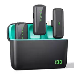 52 BITS - Micrófono Solapa Sx6 Tipo Iphone Color Negro