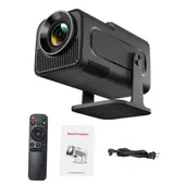 52 BITS - Proyector Led Hy-320 5000lm Android 11 4k Soporte Color Negro