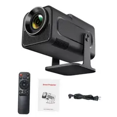 52 BITS - Proyector Led Hy-320 5000lm Android 11 4k Soporte Color Negro