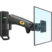 52 BITS - Soporte para TV Monitor 17" a 27" Flexible North Bayou Negro