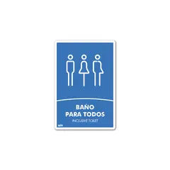 undefined - Señal Baño Inclusivo 22X15Cm Fixser