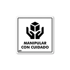 FIXSER - Sticker Manipular Con Cuidado 15X15Cm