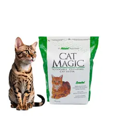 CAT MAGIC - Arena Sanitaria Gato Aglomerante Absorbente Bentonita 5 kg