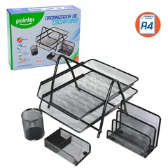 POINTER - Organizador de Escritorio x4 Piezas