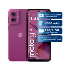 MOTOROLA - Celular G 55 5G 256 GB 8GB RAM Rosa