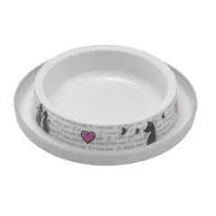 MODERNA - Comedero Gato Trendy Dinner 210ml Cats In Love