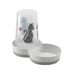 MODERNA - Comedero/Bebeder Gato Aut Tasty 1.5l Catsinlove