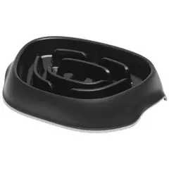 MODERNA - Comedero Para Perro Slomo 950ml Negro