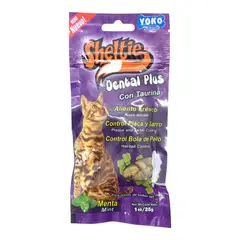 undefined - Snack Para Gato Sheltie Dental Plus Menta 28gr
