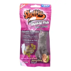 undefined - Snack P/Gato Sheltie Dental Plus Jengibre 28gr
