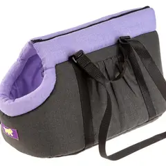 FERPLAST - Cargador Para Mascotas Borsello 40cm Morado