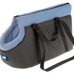 FERPLAST - Cargador Para Mascotas Borsello 40cm Azul