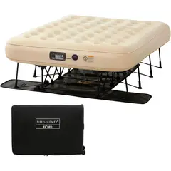 undefined - Cama Inflable Simpli Comfy Queen con Marco y Bomba